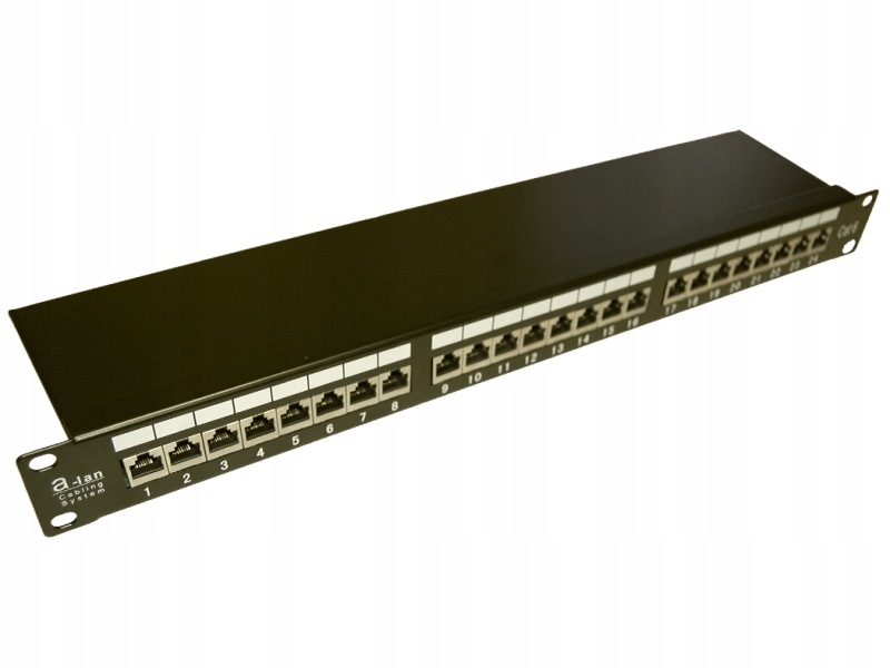 Patch panel Stp kat.6 24 porty Lsa 1U Alantec