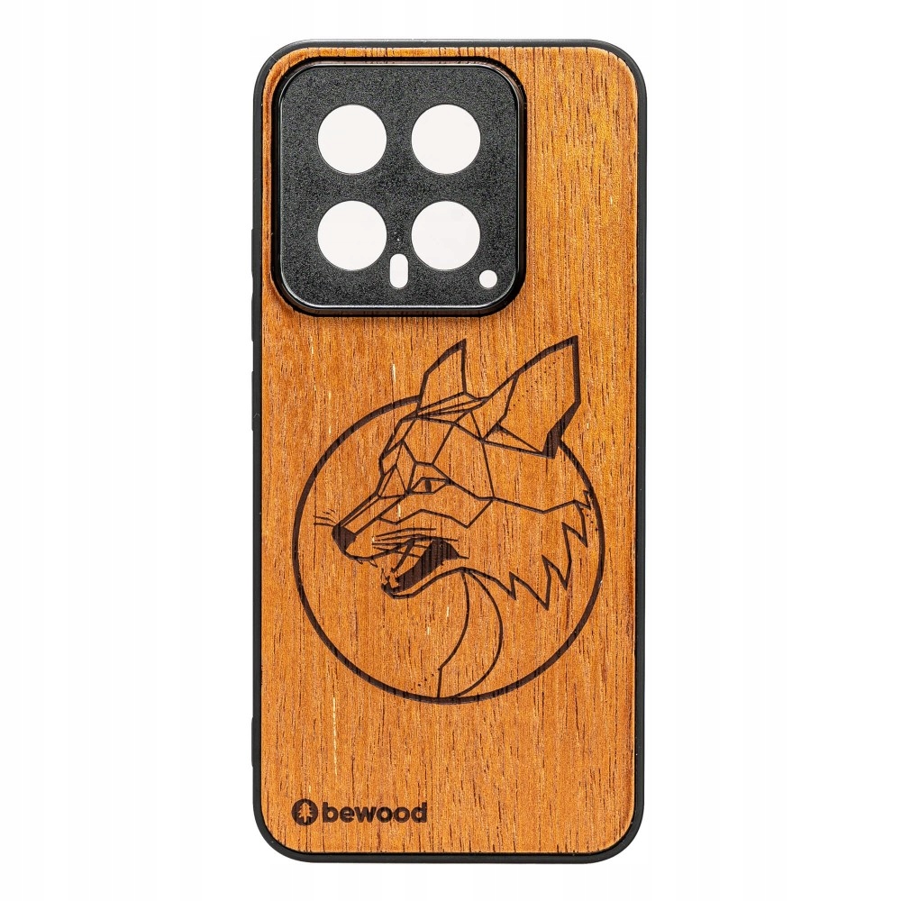 Dřevěné Pouzdro Bewood pro Xiaomi 14 Lis Merbau