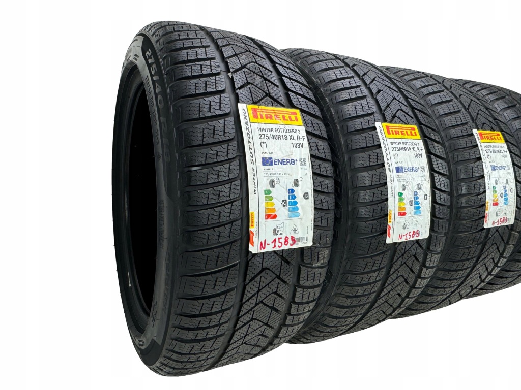 4 x Pirelli Winter Sottozero 3 275/40R18 103V XL Homologacja Bmw Nowe — zdjęcie 3