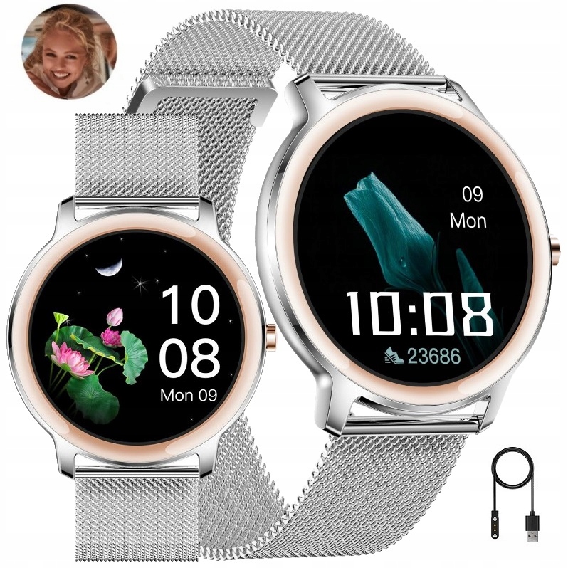 Chytré Hodinky Rubicon Kroky Tlak Sms Puls