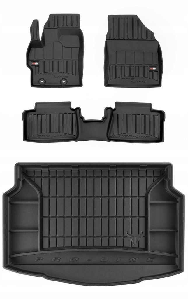Set 3D gumové rohože Toyota Yaris 4 Hb od 2020- d