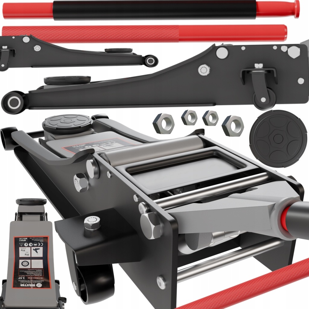 Hydraulický Zvedák Do Automobilu Hever 3T Nízkoprofilový Zvedák MP0517