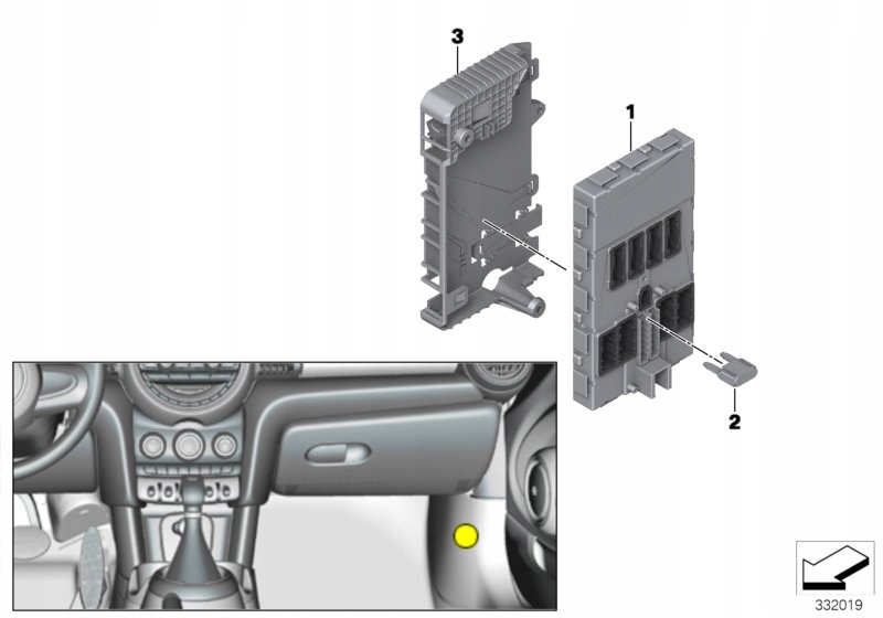 BMW F15 F45 F85 I01 I12 MINI F54 F55 F57 F60 Sterownik Moduł BDC 5A91FD5 — zdjęcie 2