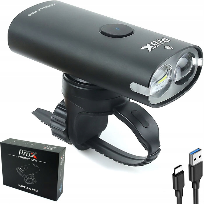 Přední Lampa Prox Kapella Pro 2500Lm, 6400 mAh Usb-c