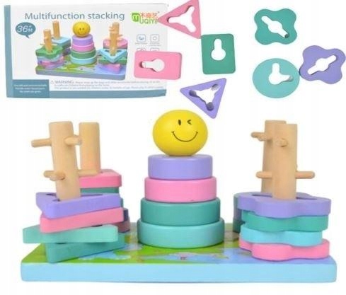 Skládačka Hračka Z Ekologického dřeva Unikátní vzory Kreativní aktivity