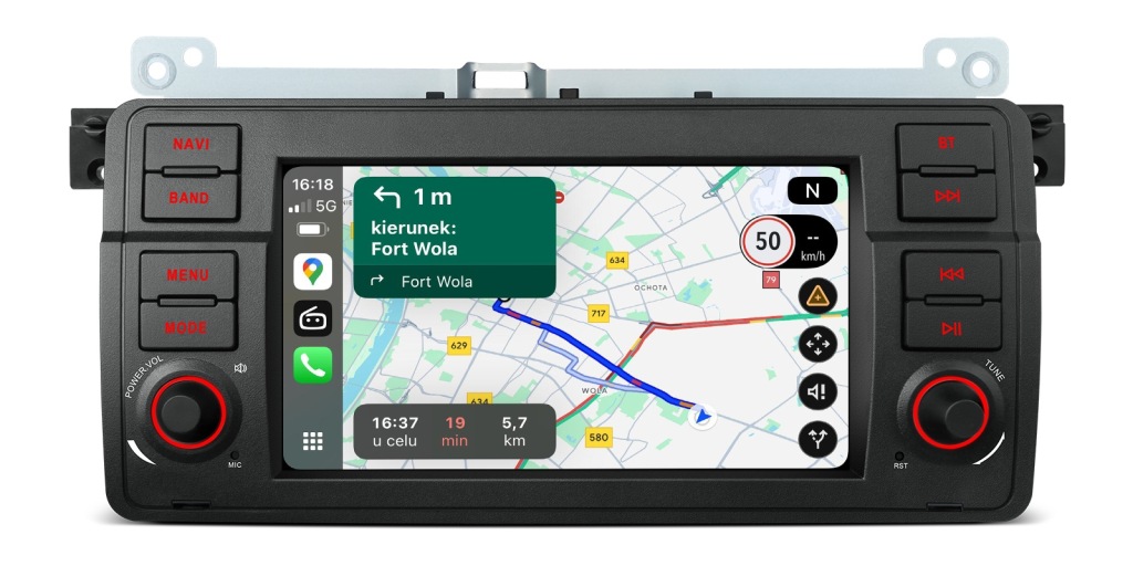 Rádio Navigace Bmw E46 Android Carplay Dsp 8/128