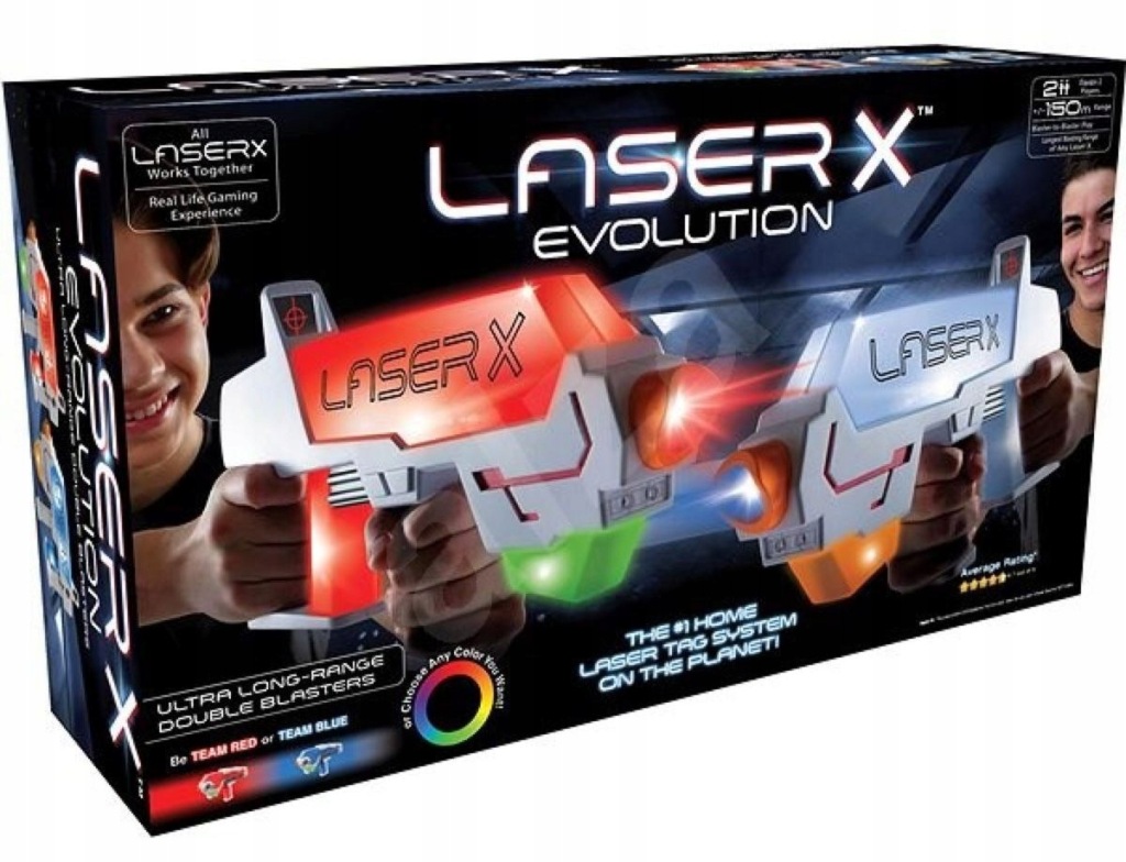 Laser X Evolution Sada 2 infračervených pistolí LAS88178