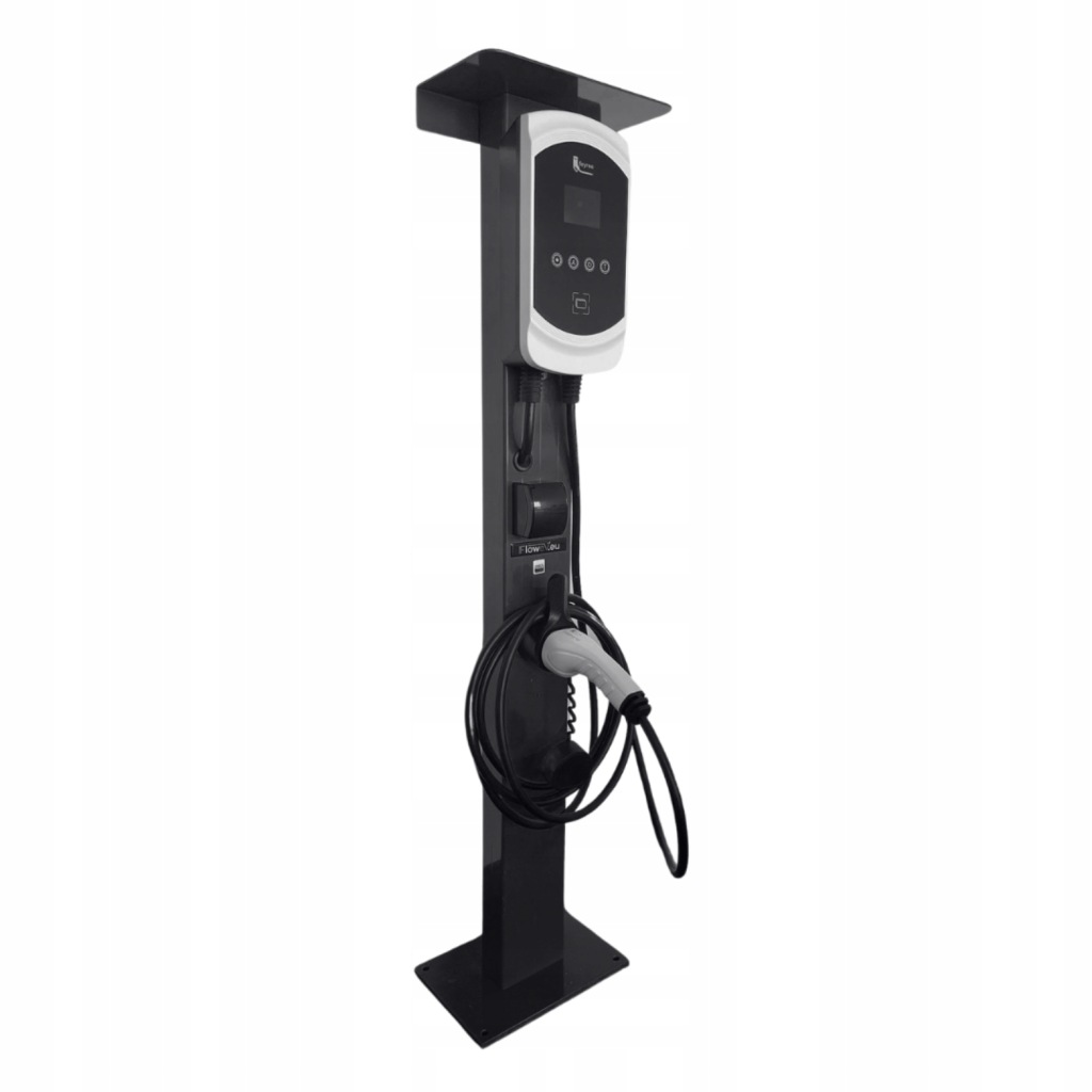 Flowev Hliníkový montážní sloupek pro nabíječky Ev a stanice Wallbox 125 cm