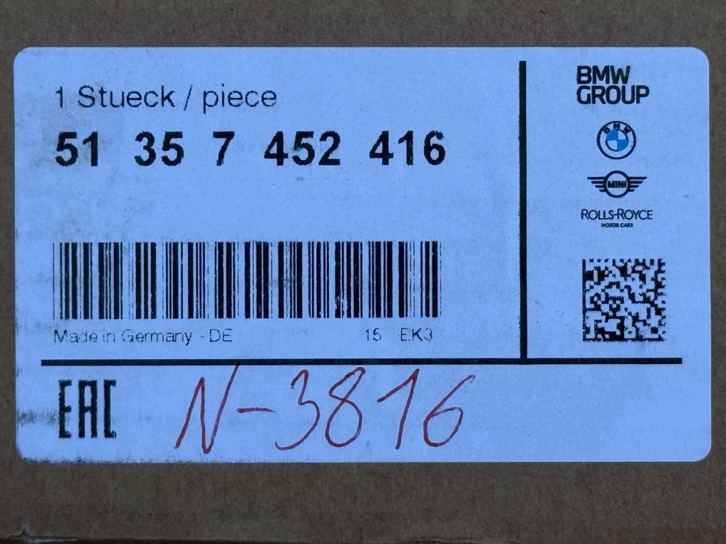 BMW 1 F40 F70 Szyba Tylna Prawa Trójkąt SSG FUYAO Nowa OE 7452416 — zdjęcie 5