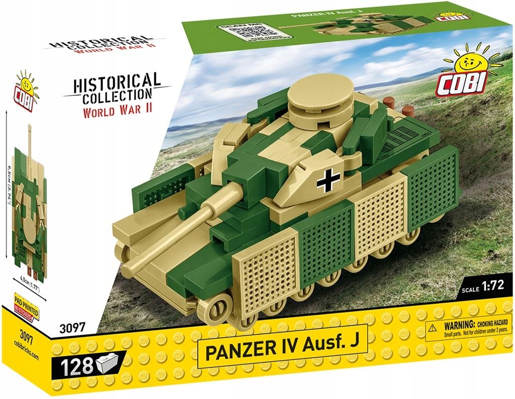 Stavebnice kostky pro nadšence tanků Panzer IV Ausf. Model