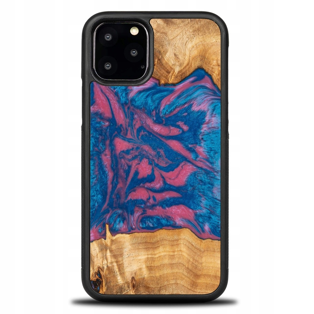 Pouzdro Bewood Unikátní pro iPhone 11 Pro Neony Vegas