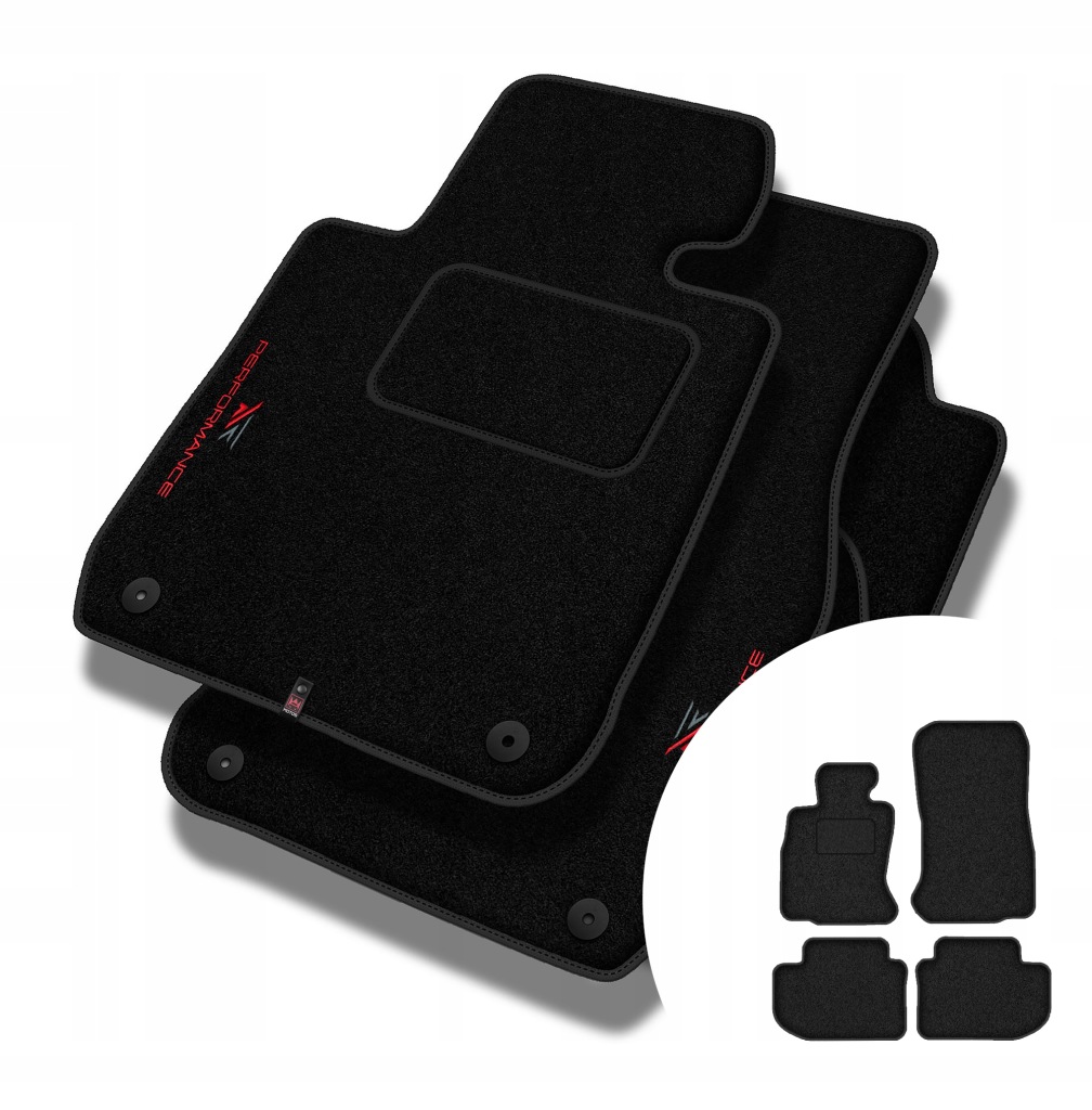 Velurové koberce Performance pro Bmw řady 6 F06 2011-2019