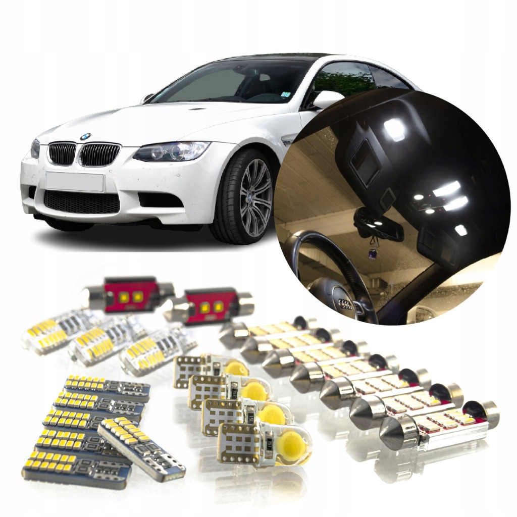 Bmw E92/E93 – Sada Led Osvětlení Interiéru! Vip