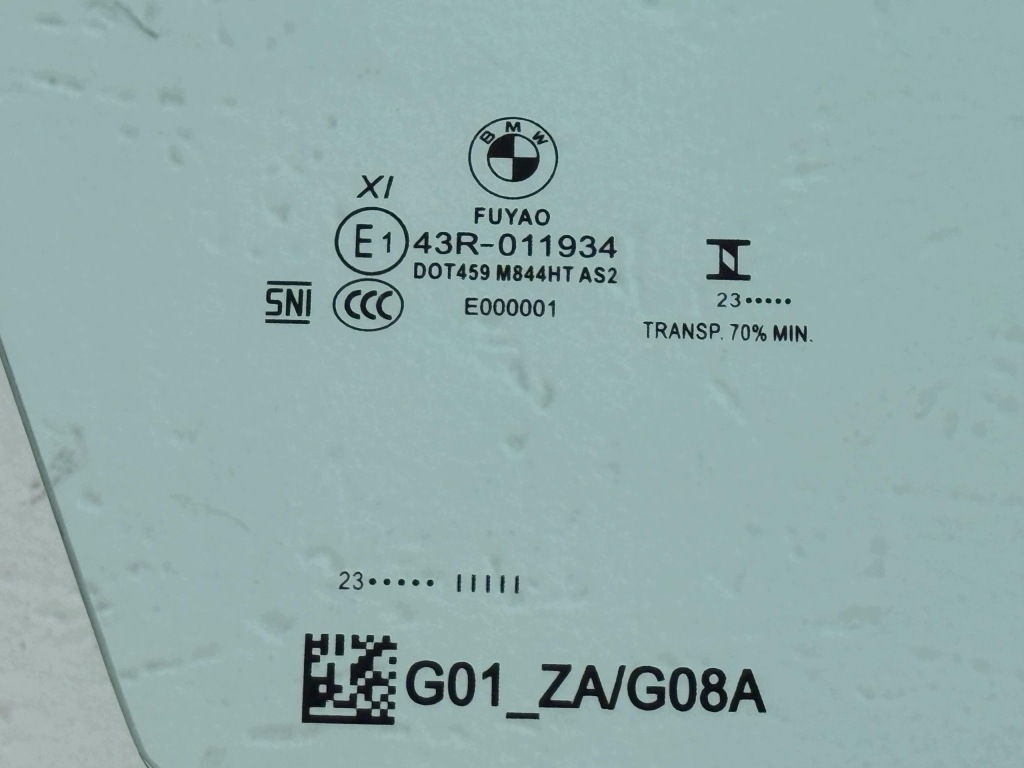 BMW X3 G01 Szyba Boczna Drzwi Przednich Prawych VSG FUYAO Nowa OE 9482640 — zdjęcie 4