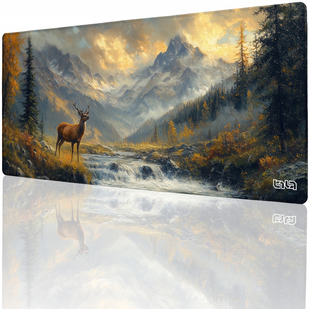 Herní Podložka Pod Myš Krajina Montany 90x40 Tilt XXL Gamingová