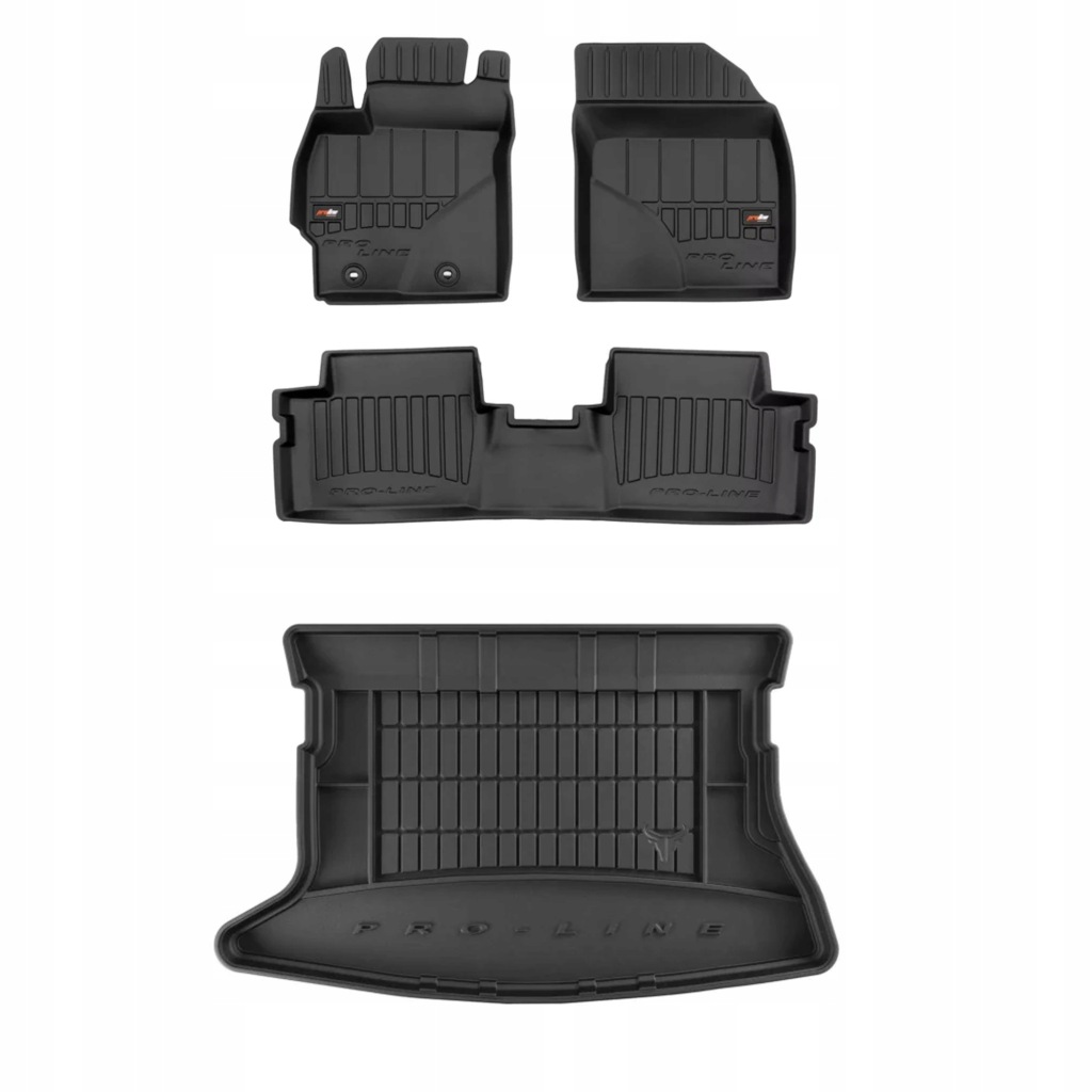 3D gumová sada koberců a rohožek Toyota Auris I 2006-2012 Hatchback, ne