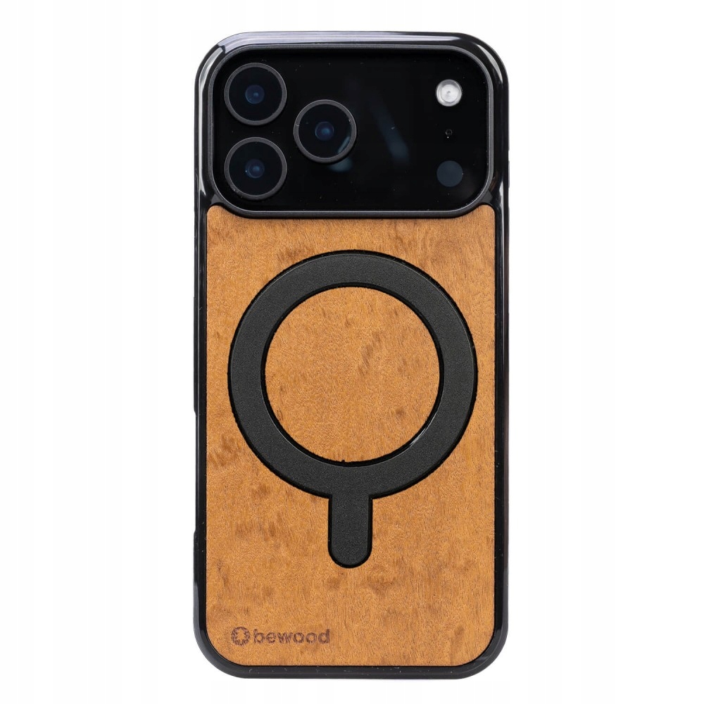 Dřevěné Pouzdro Bewood pro iPhone 17 Pro Max Imbuia s MagSafe