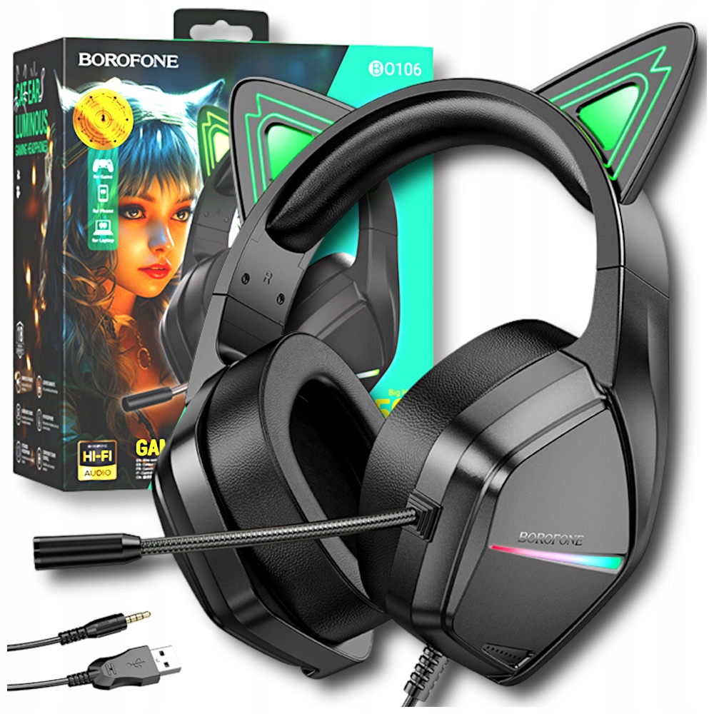 Herní Sluchátka Do Uší Drátová S Mikrofonem Pro Rgb Pc Gamepro Plus