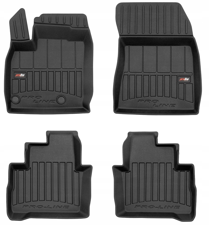 Koberce Gumové Stěrače Nissan Qashqai 3 2021- 2024 Korytka 3D