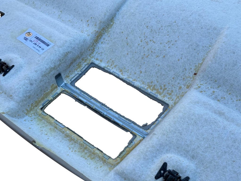 BMW 5 E60 E60 Lci Podsufitka Creambeige Beżowa Nowa OE 6987143 — zdjęcie 8