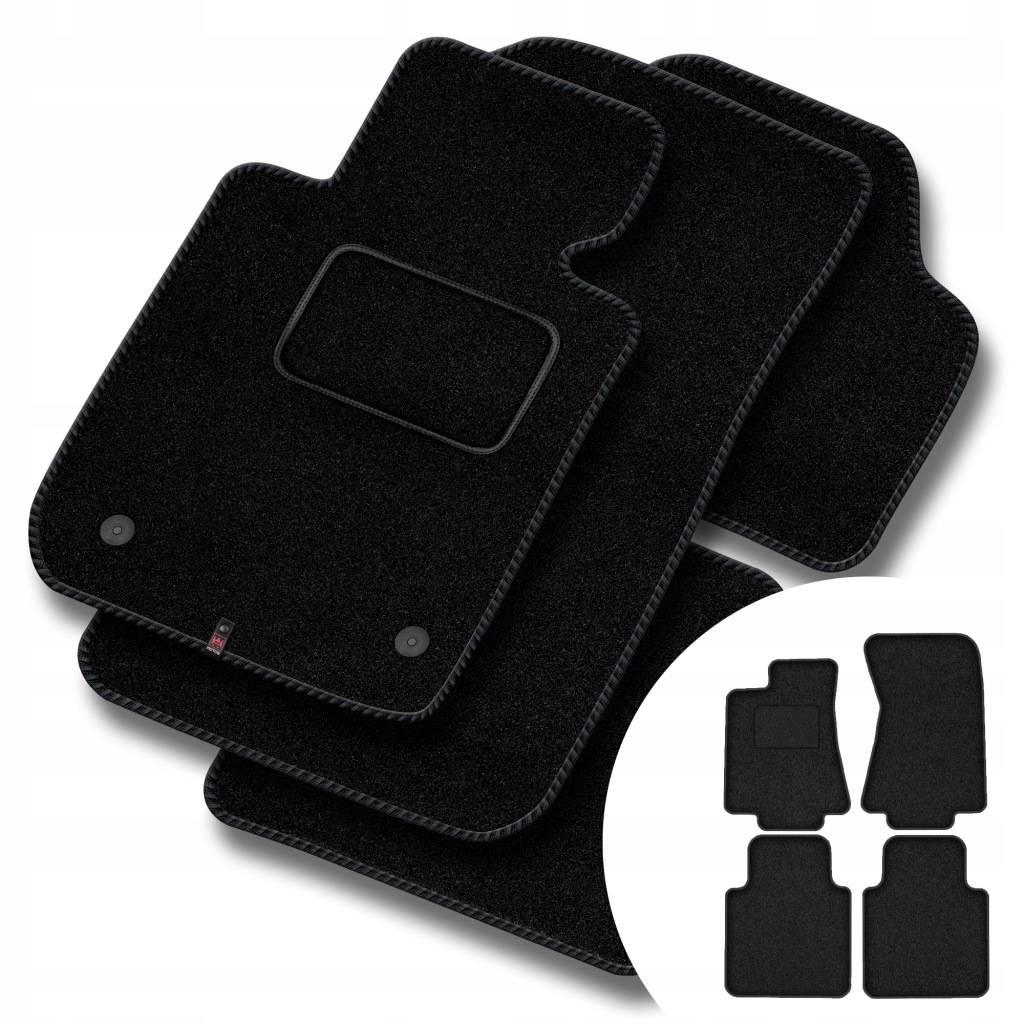 Velurové koberce Streak pro Jaguar Xj VII 2003-2009, dlouhá verze (Long)