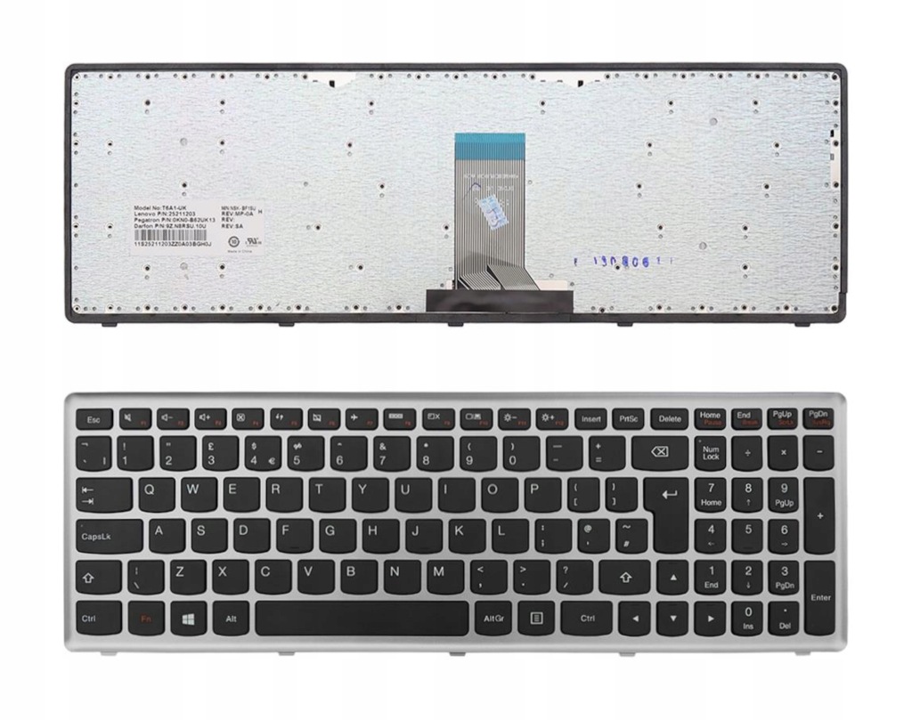 Klávesnice Pro Lenovo U510 U510T U510U U515 Z710 Uk
