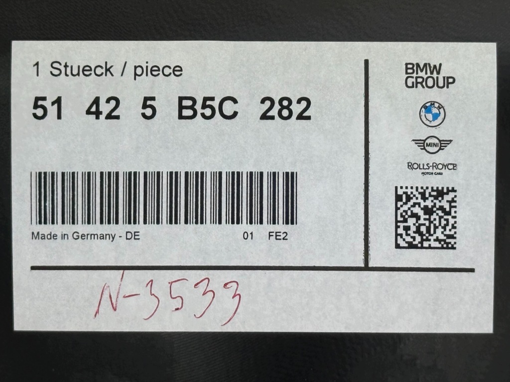 BMW 1 F70 Tapicerka Drzwi Tylna Prawa OE 51425B5C282 — zdjęcie 7
