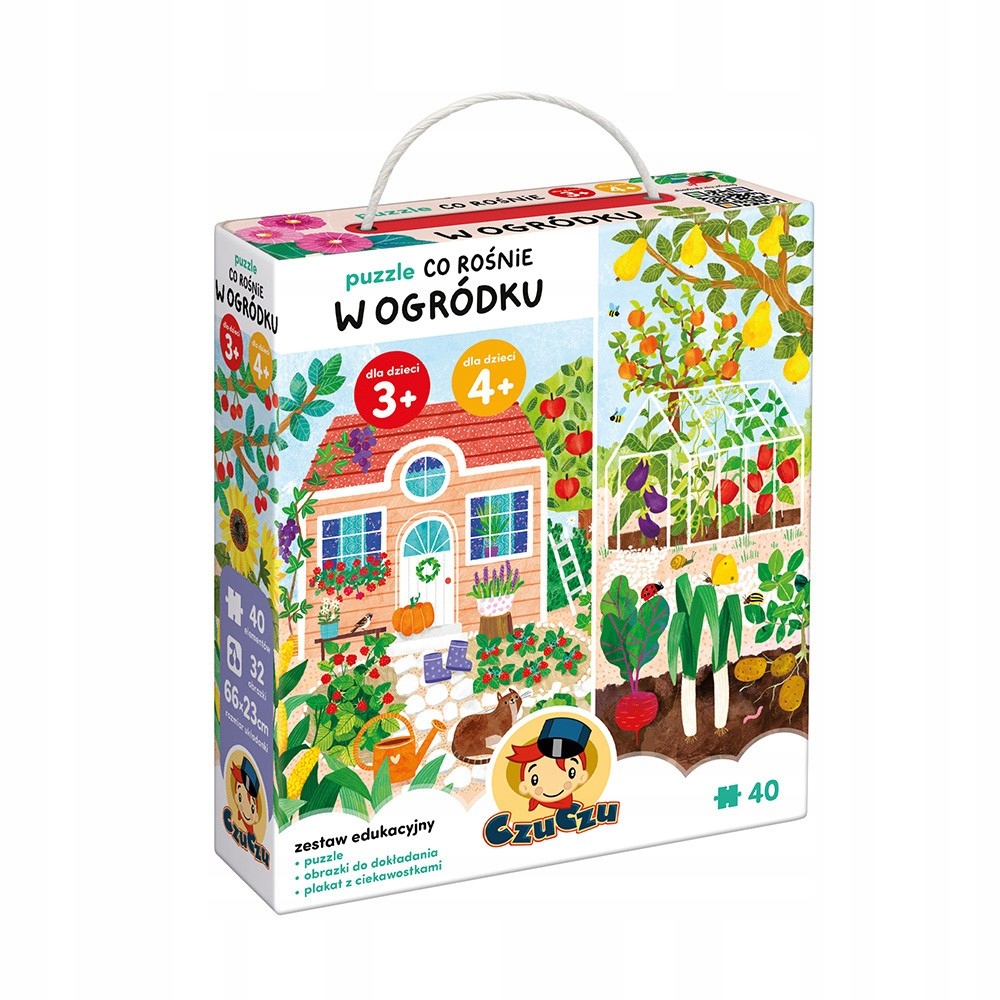 Dětská puzzle Logické Puzzle Co roste v zahradě Vzdělávací Puzle