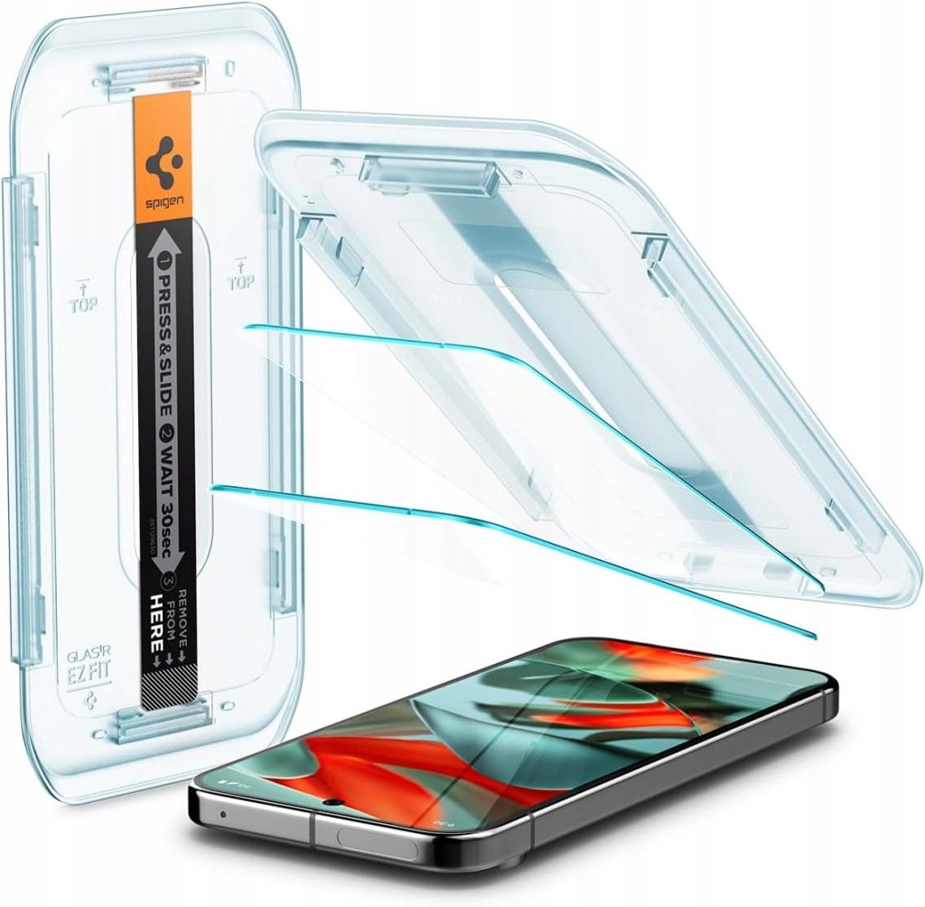 Sklo pro Pixel 10 Pro XL 9 Pro XL pouzdro , Spigen Ez Fit 2-P aplikátor