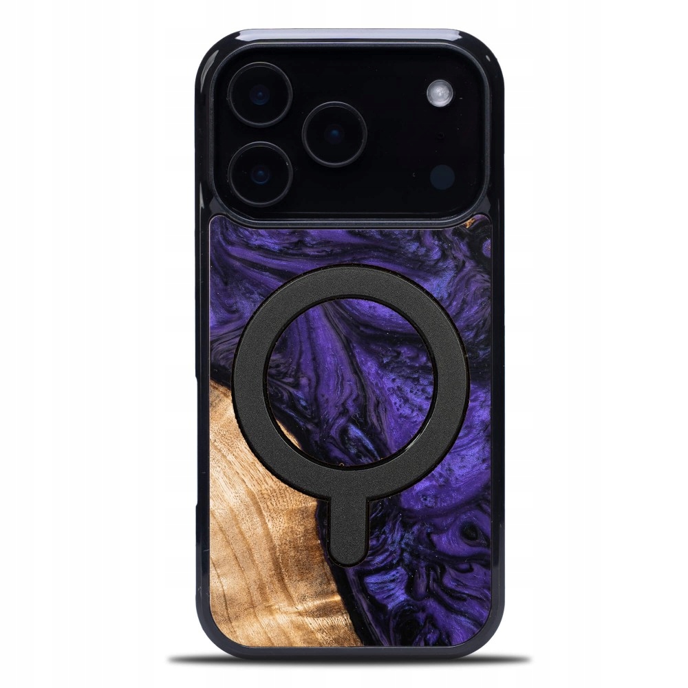 Pouzdro Bewood Unique pro iPhone 17 Pro fialové s MagSafe