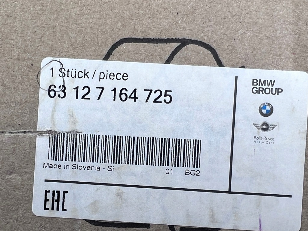 Bmw 7 E65 E66 lampa lewa Xenon Nowa Oryg 7164725 — zdjęcie 8