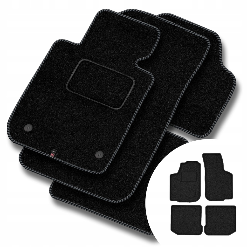 Velurové koberce Streak pro Škoda Octavia I 1996-2004 2 stopky