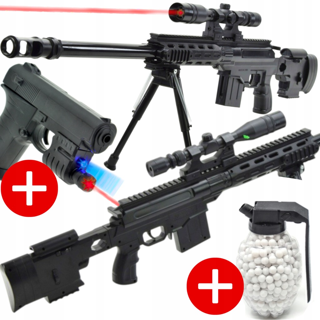 Obrovská Odstřelovací Puška Na Kuličky Asg Barrett M82 96 CM Pistole Granát