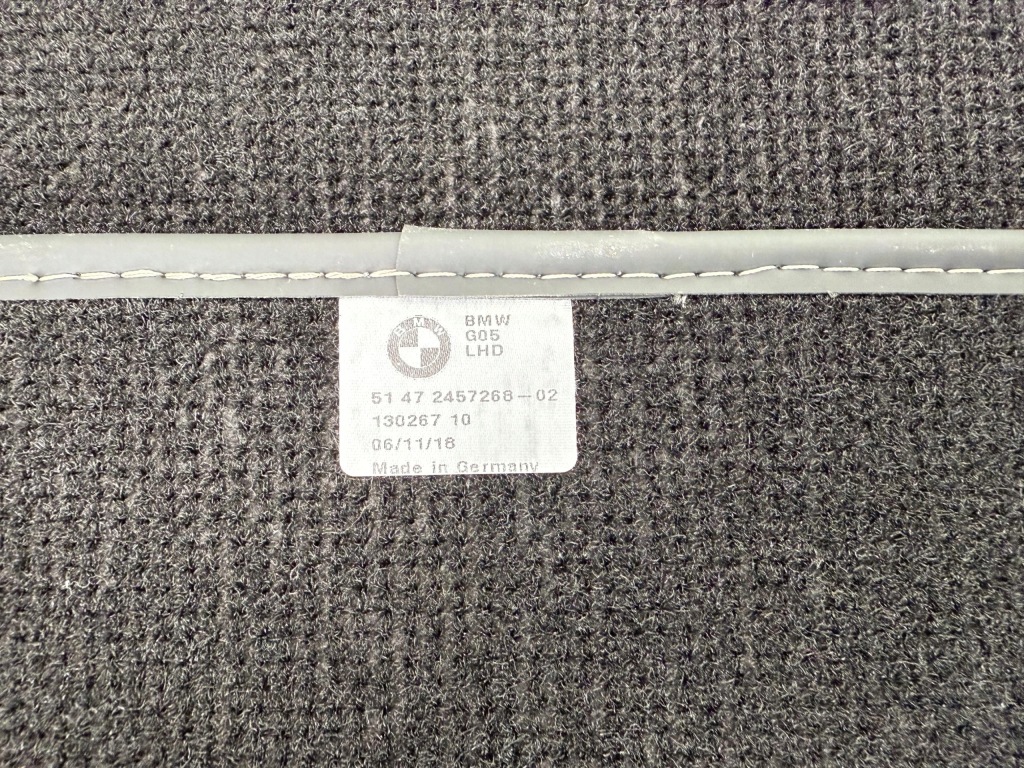 Bmw X5 G05 Dywaniki Welurowe M Performance Komplet Nowe OE 2457268 — zdjęcie 5
