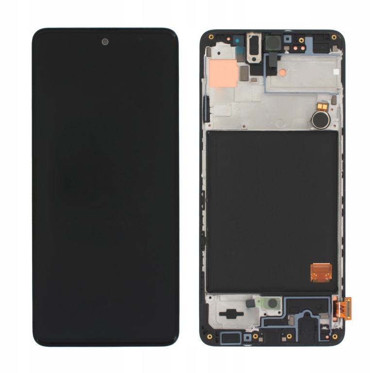 LCD displej Samsung A51 2020 SM-A515 Černý S Rámečkem