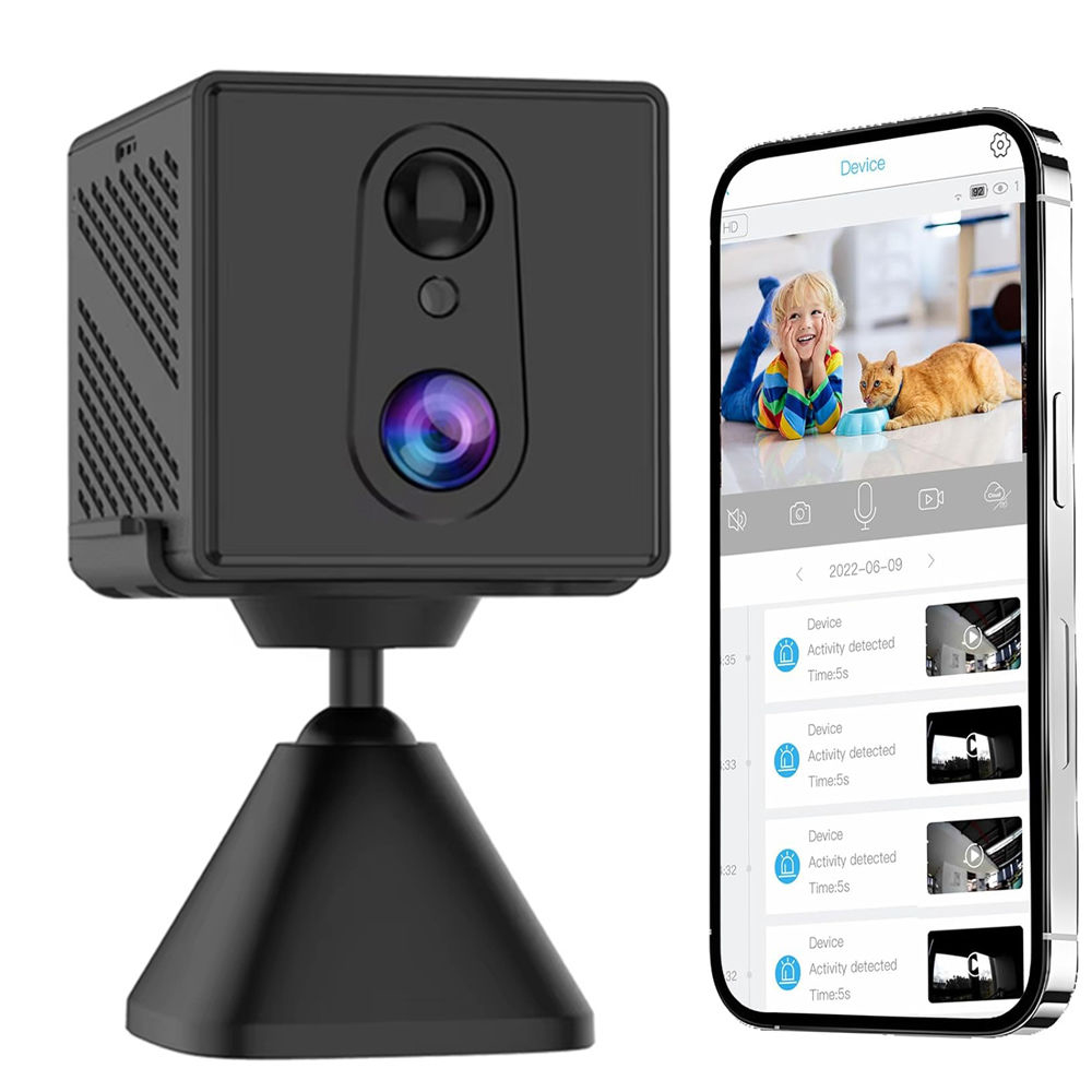 Mini Špionážní Kamera Skrytá Wifi Detekce Pohybu Vzdálený Náhled Na Telefon