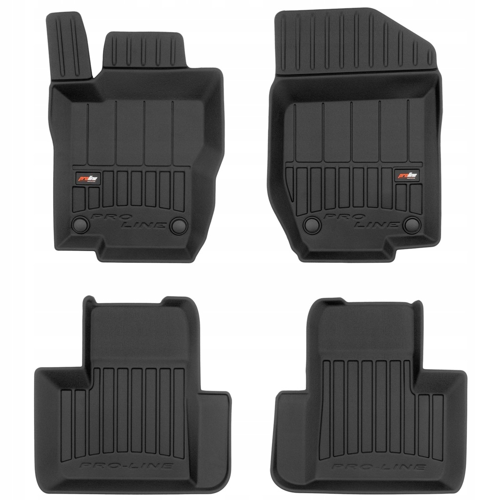 3D gumové koberce Mercedes Gl X164 2006-2012, verze 7 osob (1. a 2. řada)