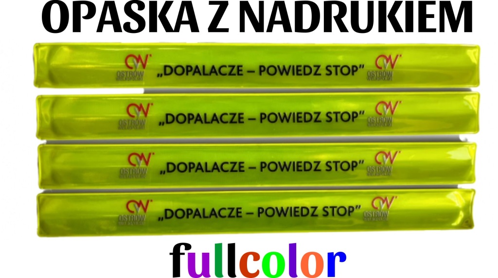 Žluté reflexní pásky Print Fullcolor 100 kusů