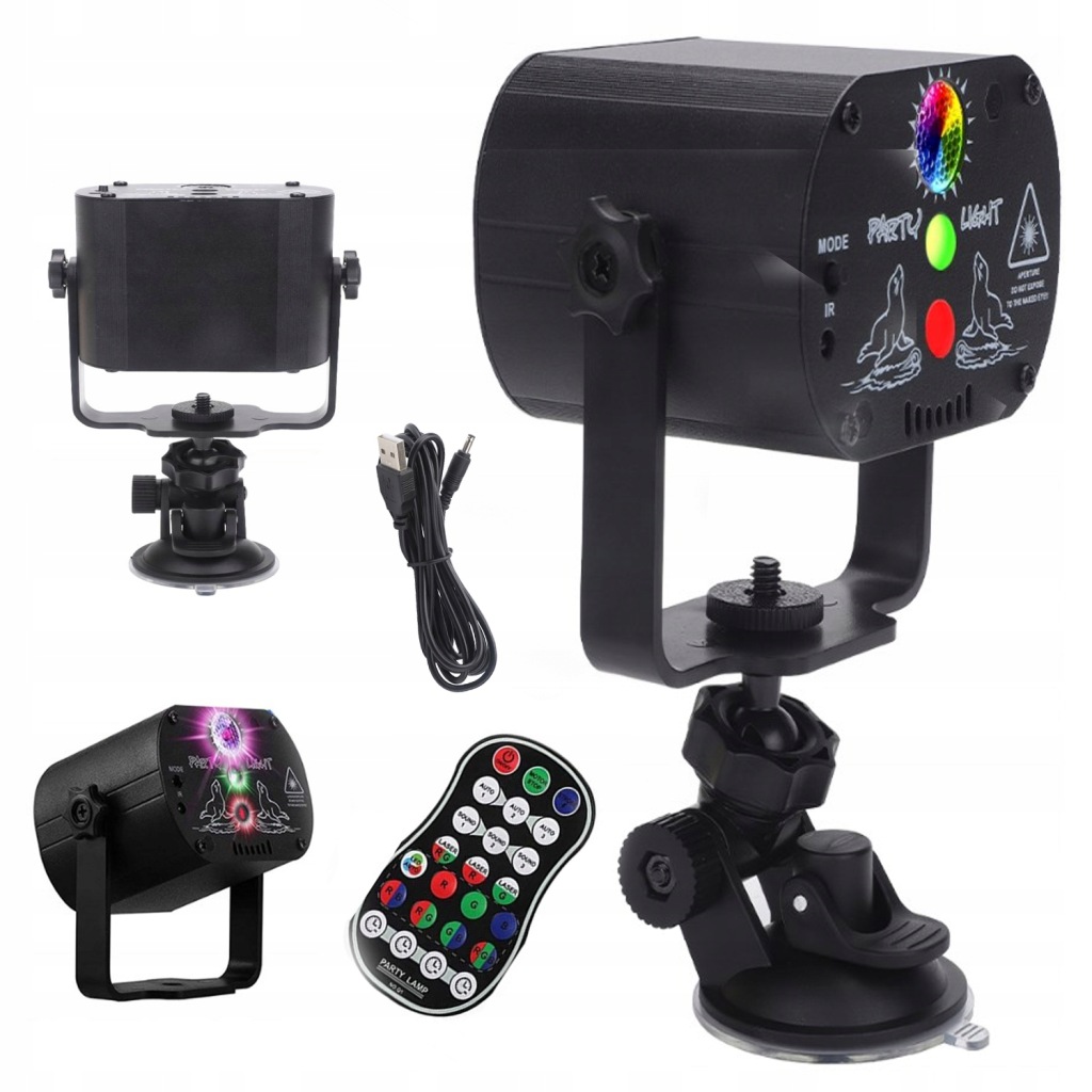 Disco Diskotékové Lampy Na Párty, Domácí Osvětlení, Laserová Led Lampa Rgb