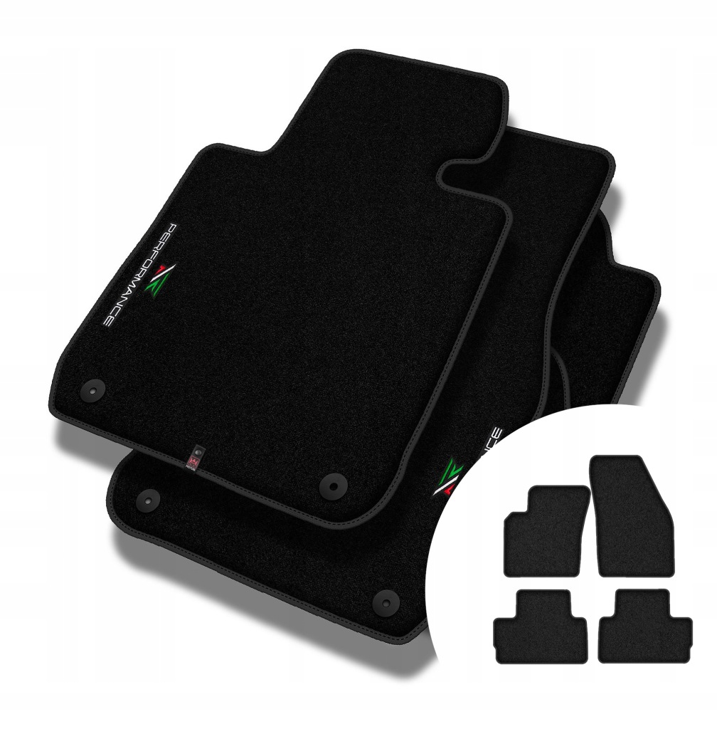Velurové koberce Performance Premium pro Volvo C30 2006-2012