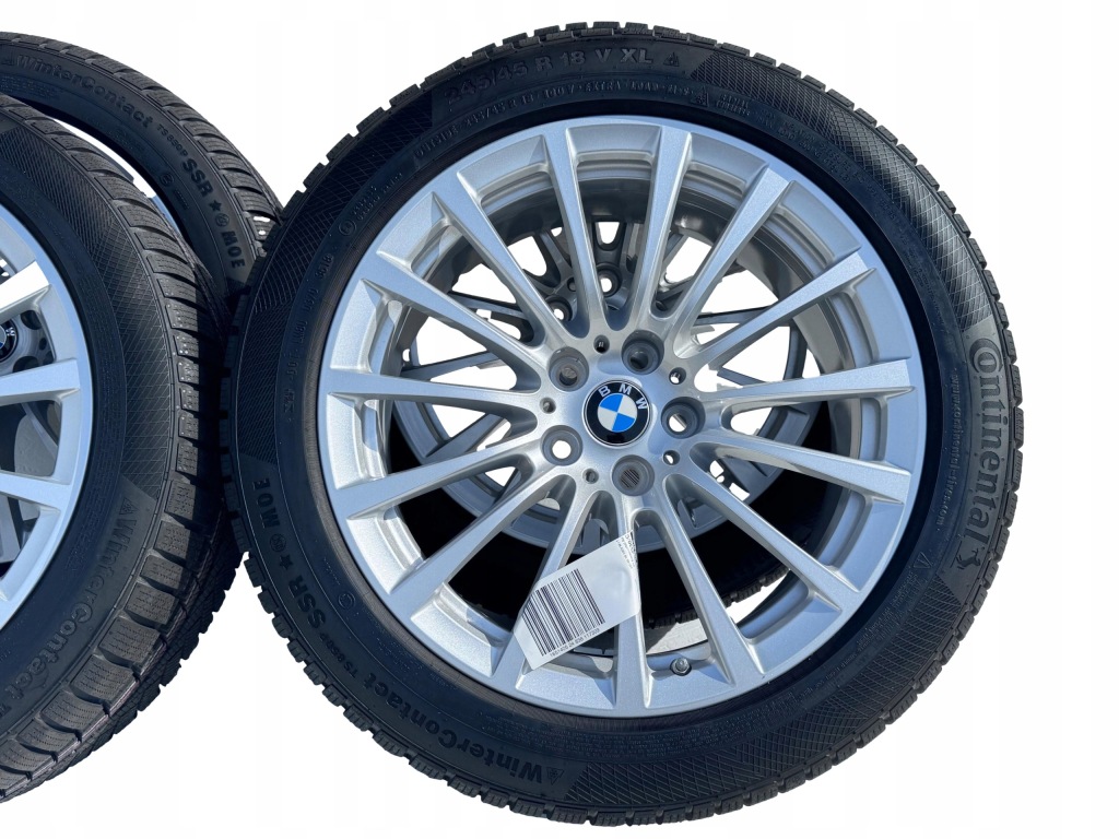 Bmw 5 G30 G31 7 G11 Felgi Koła Zimowe 245/45R18 Continental WinterContact — zdjęcie 2