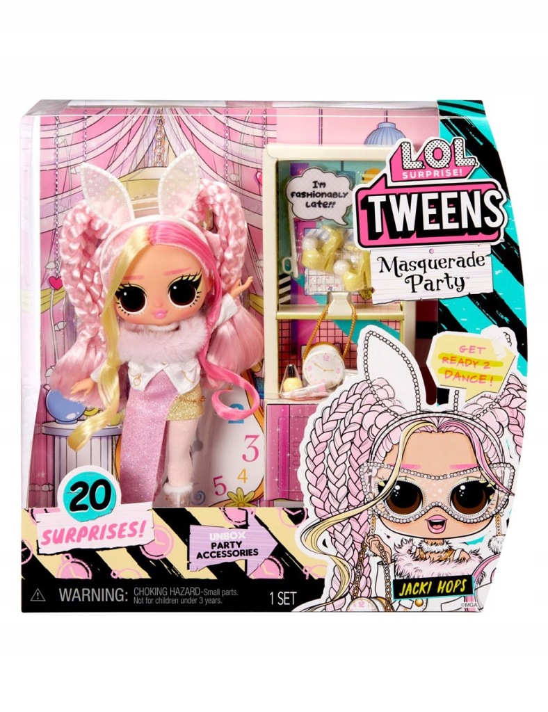 Lol Omg Masquerade Jacki Hops Tweens panenka suprise Party Moda Impreza