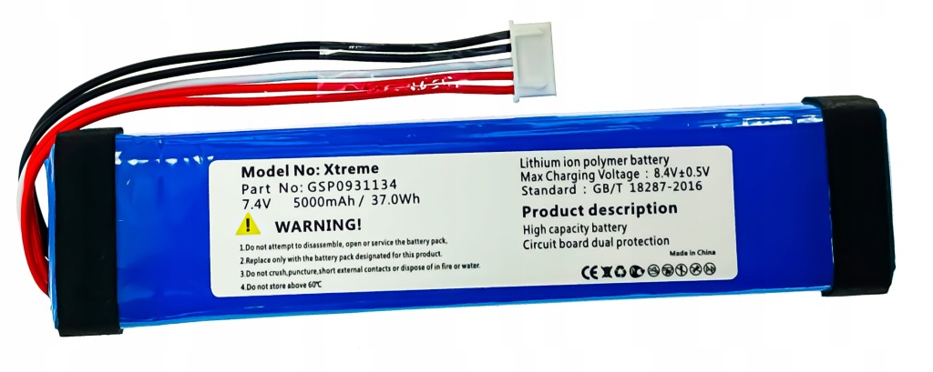 Nová baterie Akumulátor GSP0931134 5000 mAh pro reproduktor Jbl Xtreme 1
