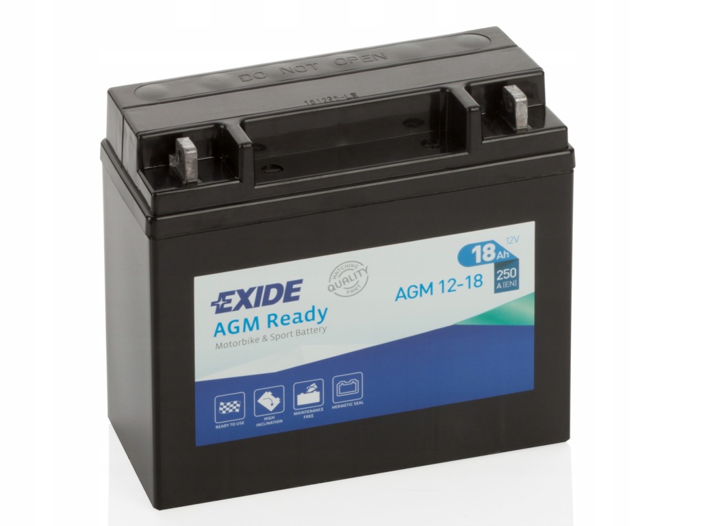 Zdjęcie okazji: Akumulator do quada 18Ah Exide Agm AGM12-18 Atv