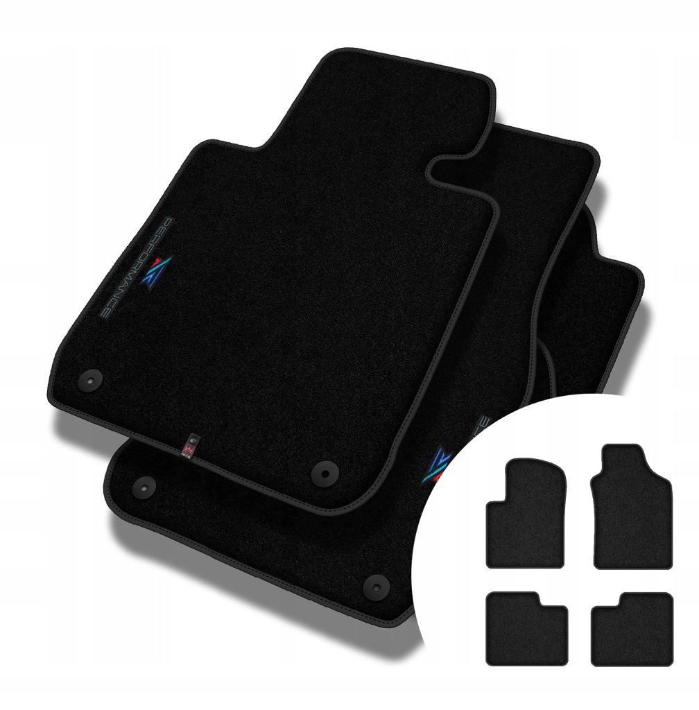 Velurové koberce Performance Premium pro Fiat 500 od roku 2007