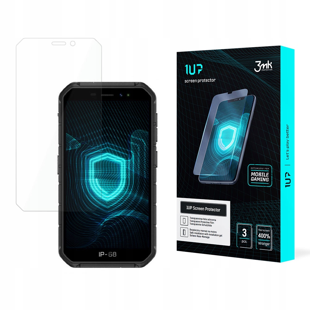 3x Fólie pro Ulefone Armor X7 Pro – 3mk 1UP screen protector