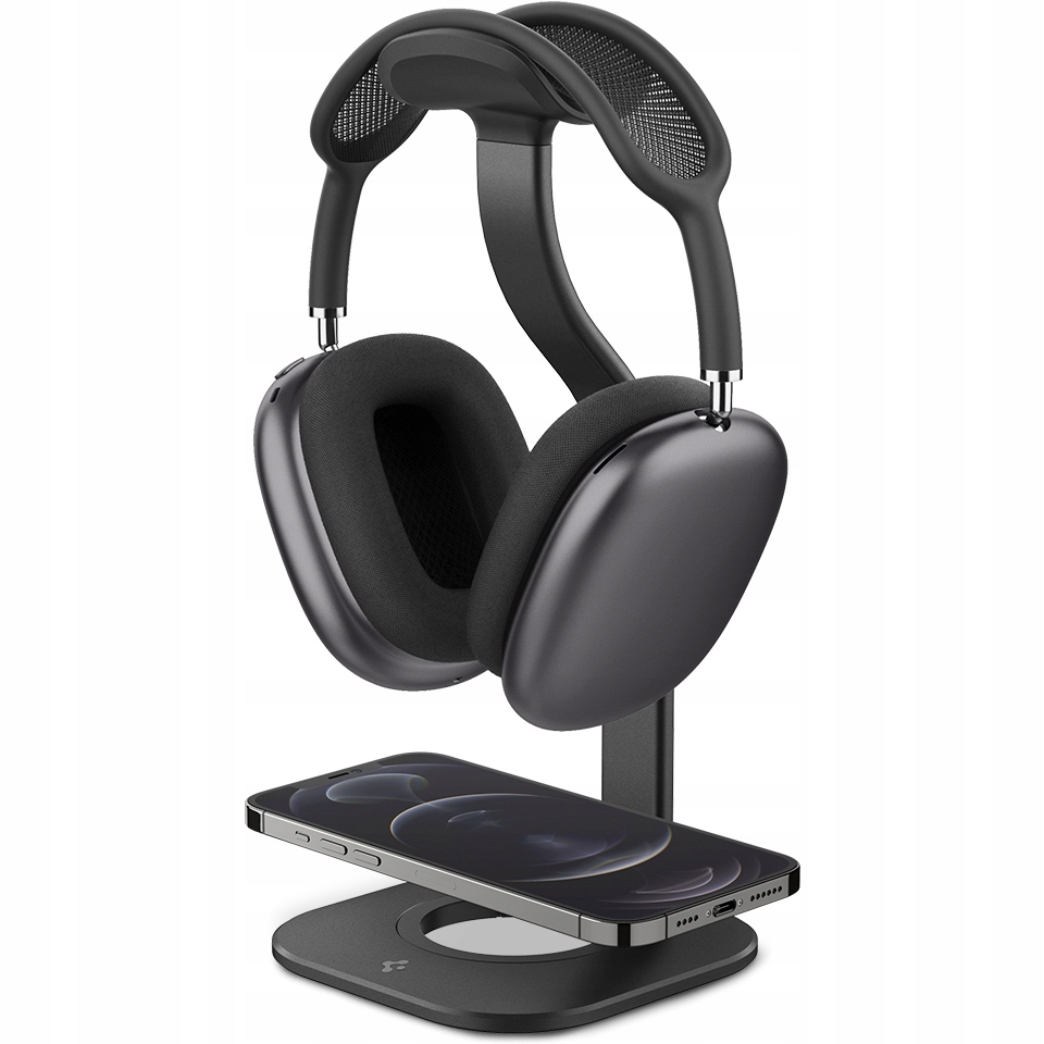 Stojan na sluchátka AirPods Max, Spigen Nanotac Stand S380, stolní stojan