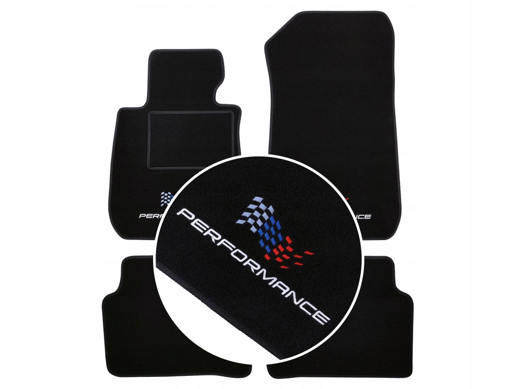 Autokoberce Bmw 5 E39 (1996-2003) 2x Flaga Performance