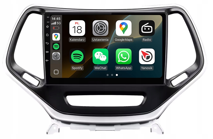 Jeep Cherokee Nejnovější Android Carplay Navigace Rádio Mapy