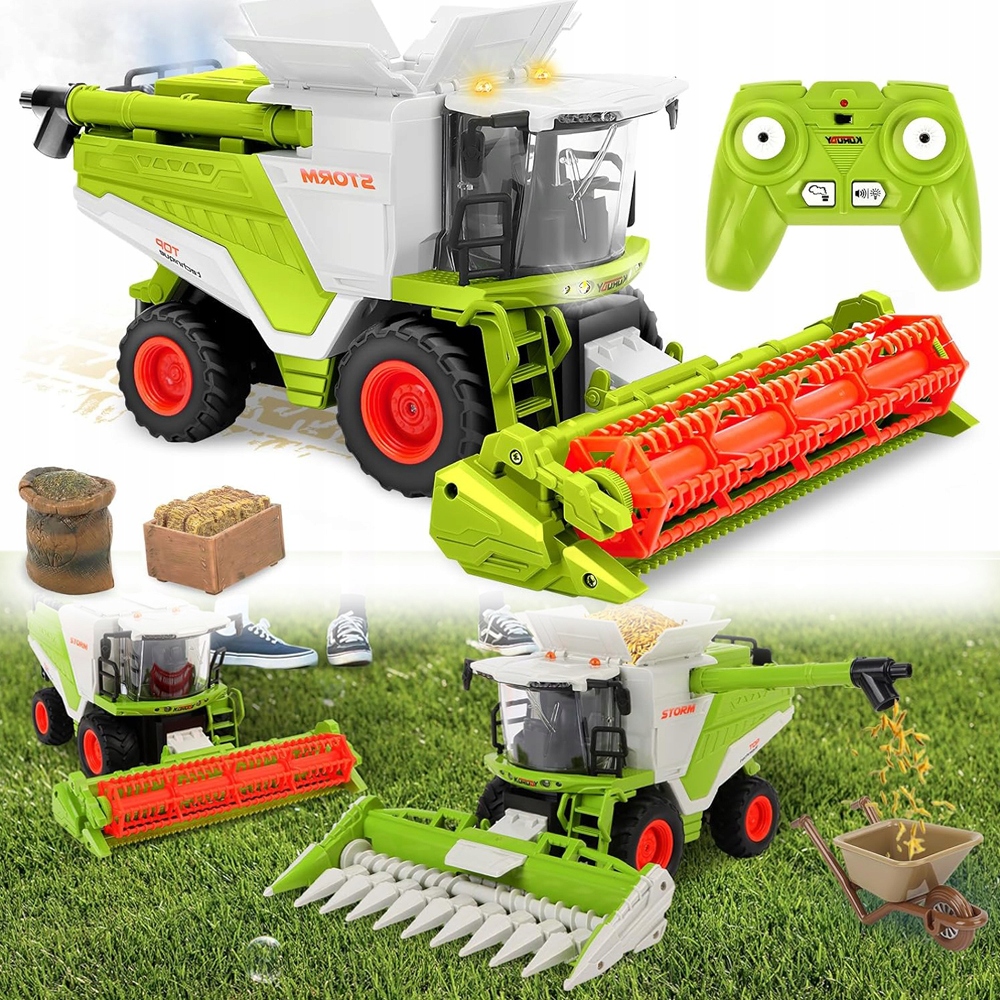 Rc Kombajnový Traktor, Dálkově Ovládaný Traktor, Hračka